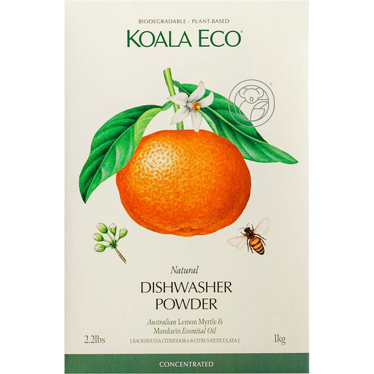 Koala Eco Dishwasher Powder Lemon Myrtle & Mandarin 1kg - Cutprice Online
