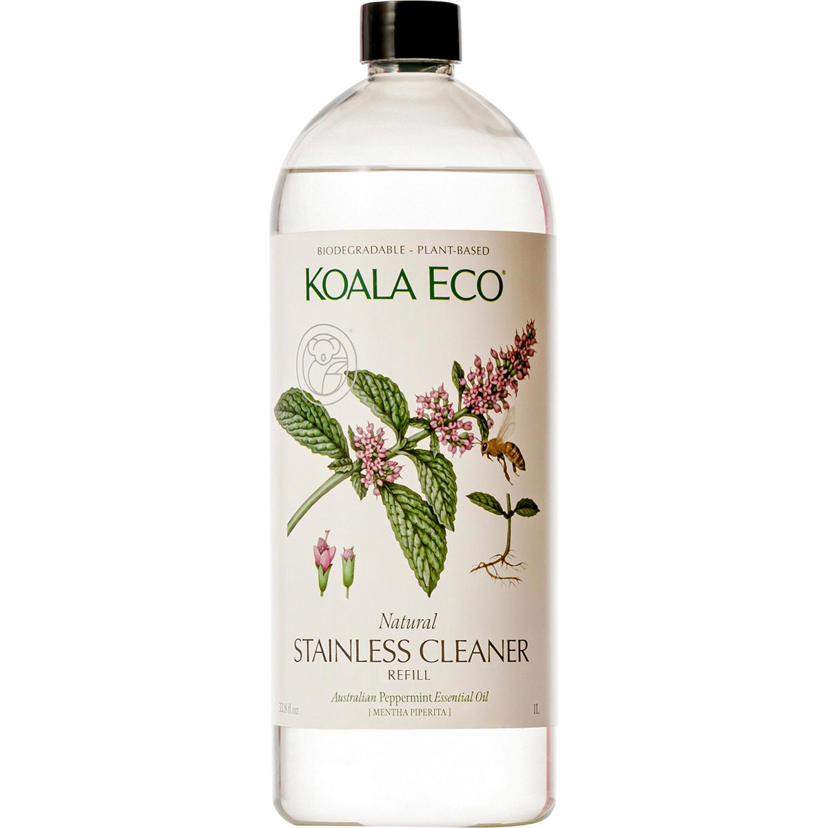 Koala Eco Stainless Steel Cleaner Peppermint 1l - Cutprice Online