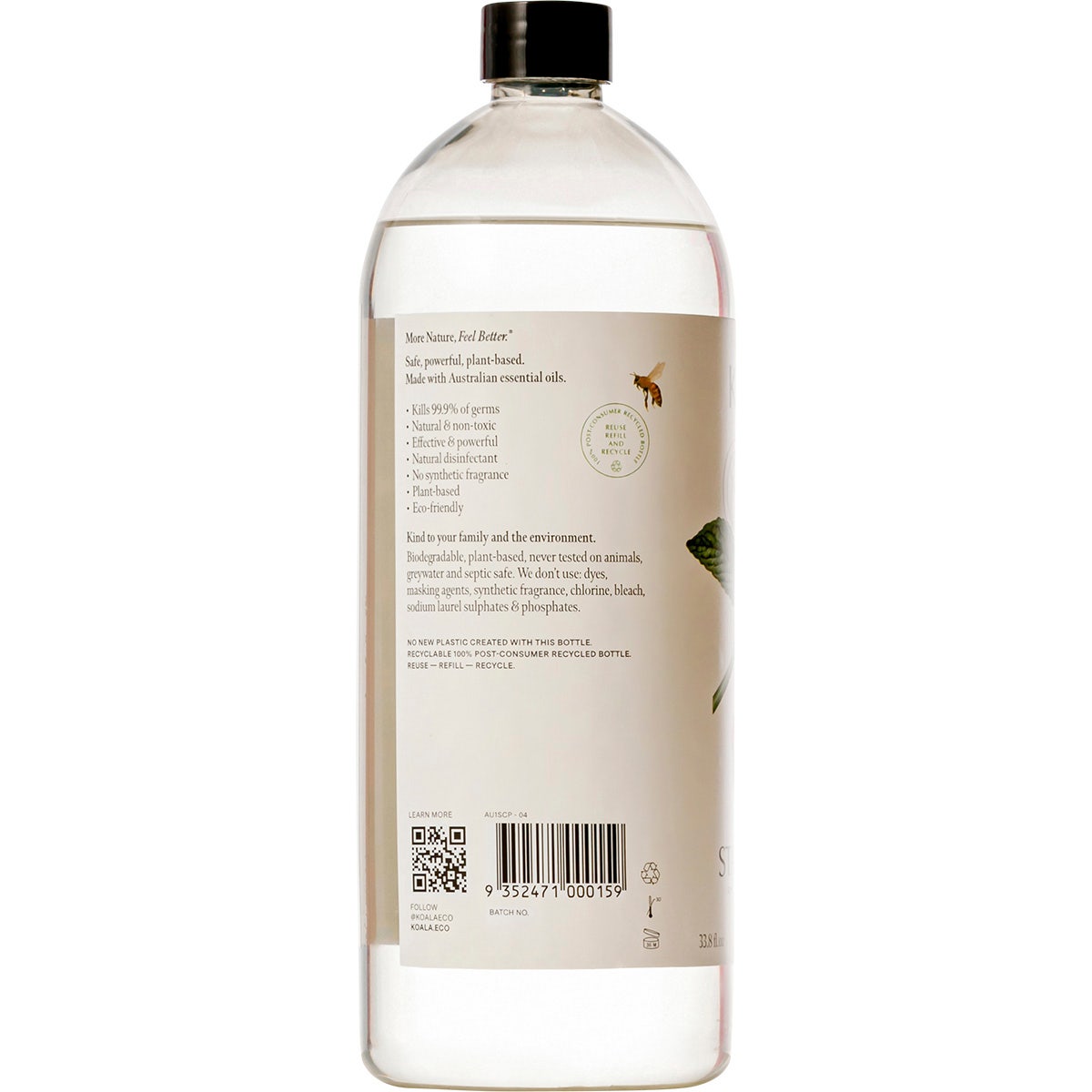 Koala Eco Stainless Steel Cleaner Peppermint 1l - Cutprice Online
