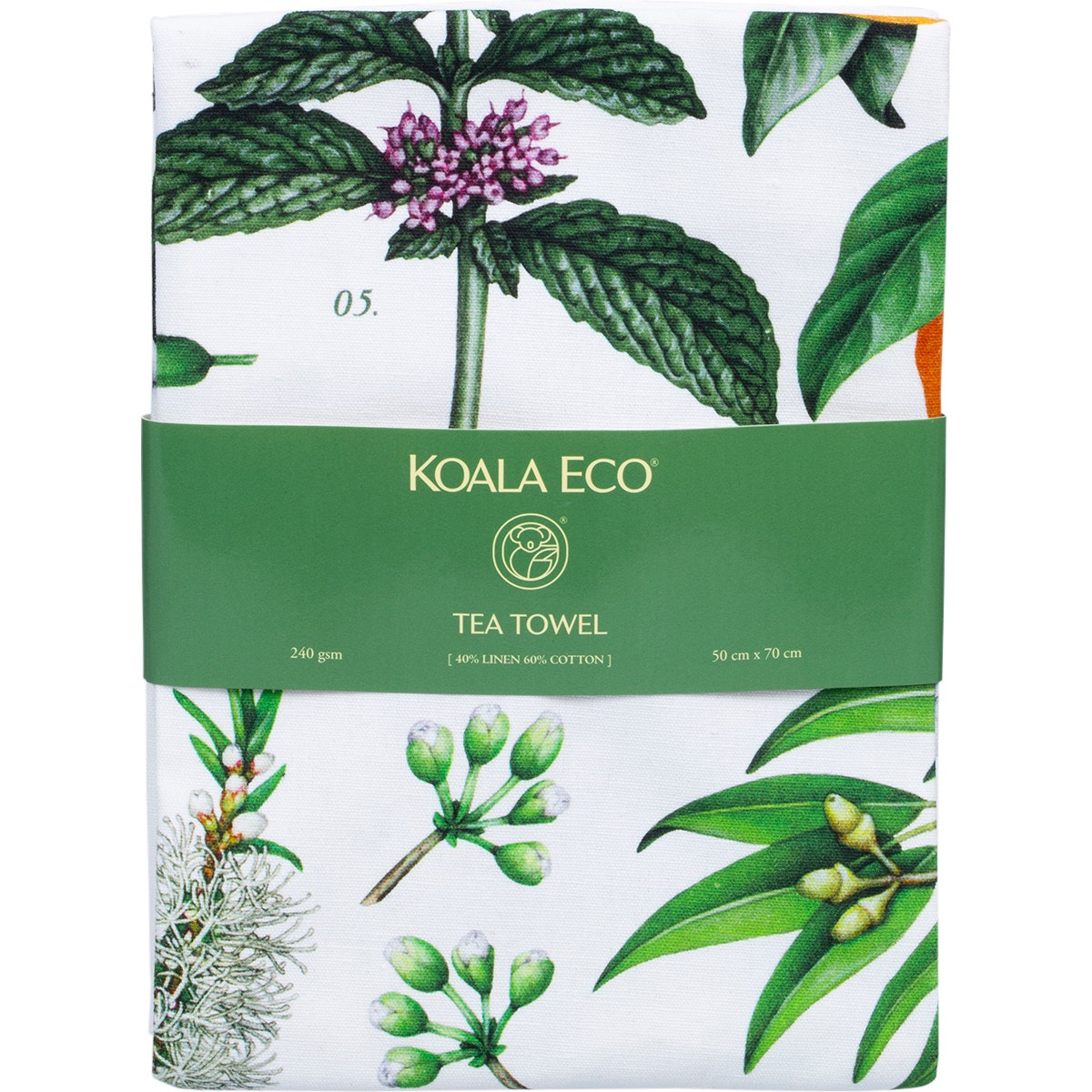 Koala Eco Tea Towel Botanical - Cutprice Online