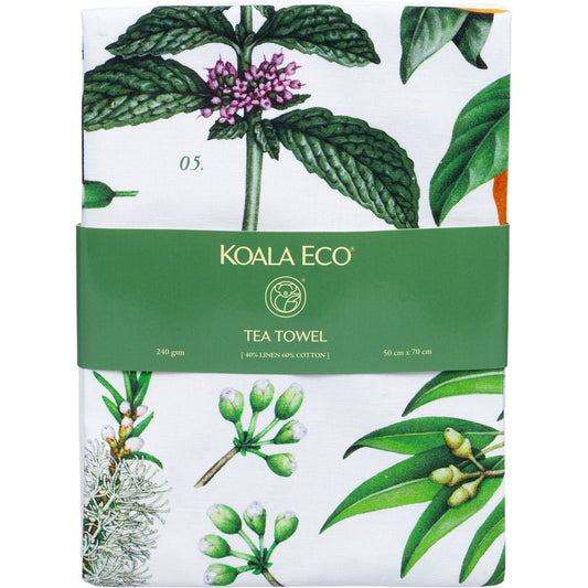Koala Eco Tea Towel Botanical - Cutprice Online