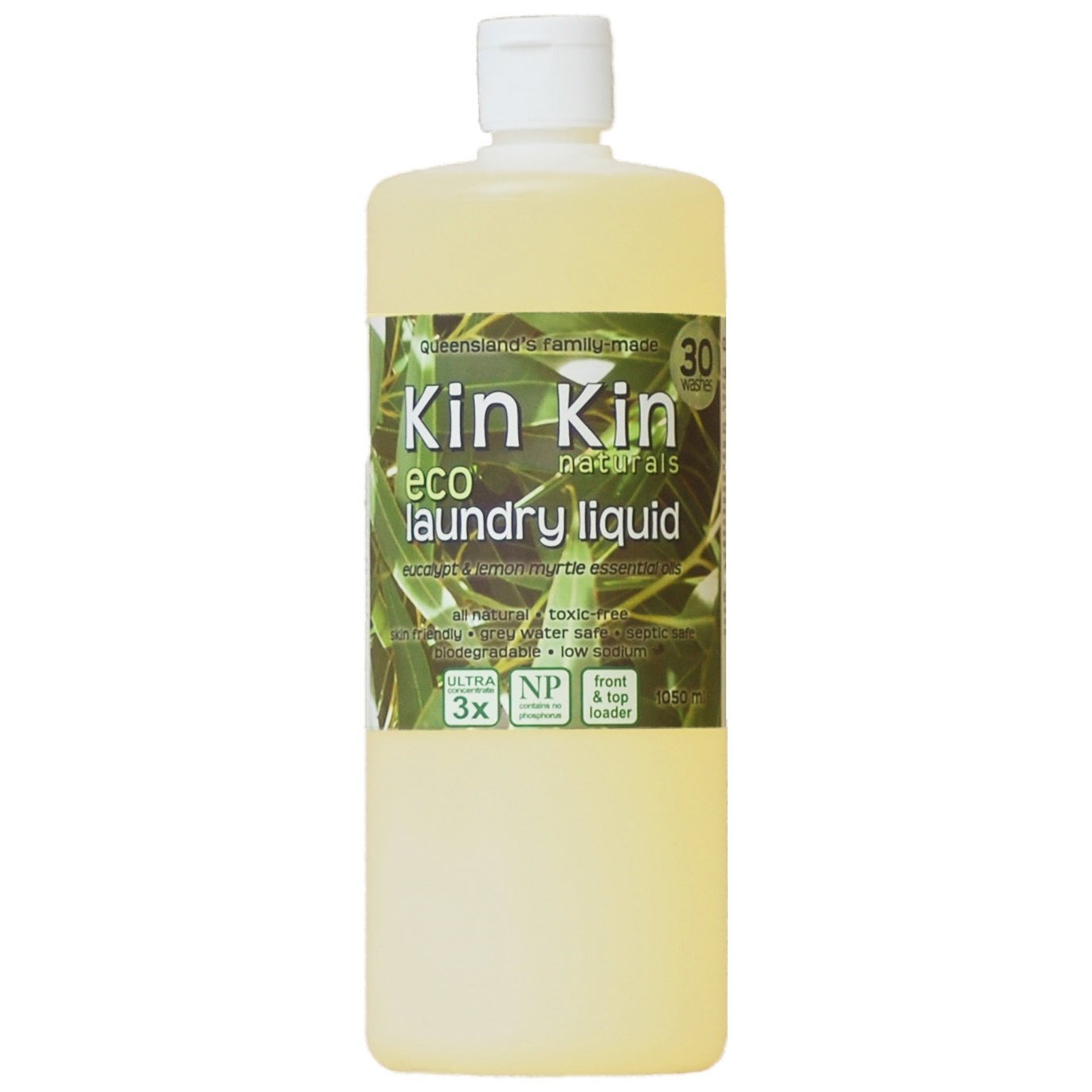 Kin Kin Naturals Eco Laundry Liquid Eucaly&L.Myrtle 1050ml - Cutprice Online