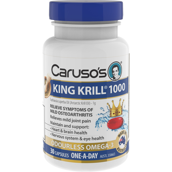 Caruso's King Krill 1000mg 30 Capsules - Cutprice Online