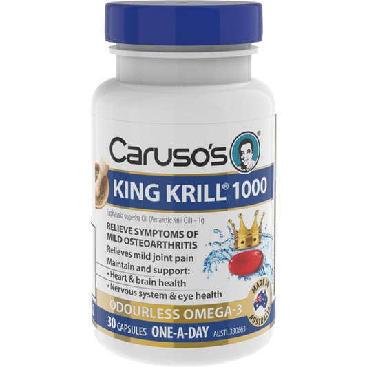 Caruso's King Krill 1000mg 30 Capsules - Cutprice Online
