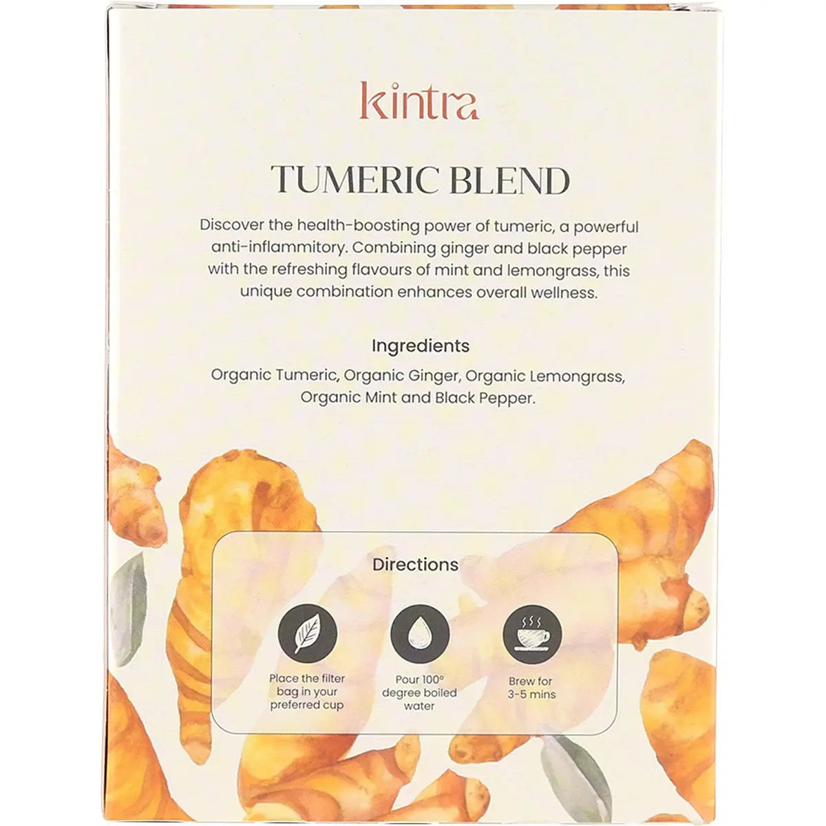 KINTRA FOODS Turmeric Blend Tea Bags 25 KINTRA FOODS