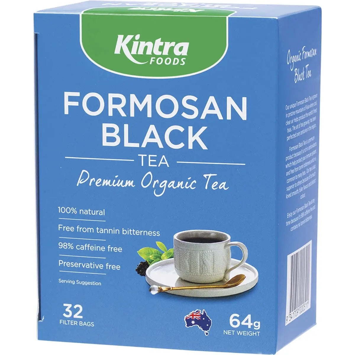 KINTRA FOODS Formosan Black Tea Tea Bags 32 KINTRA FOODS
