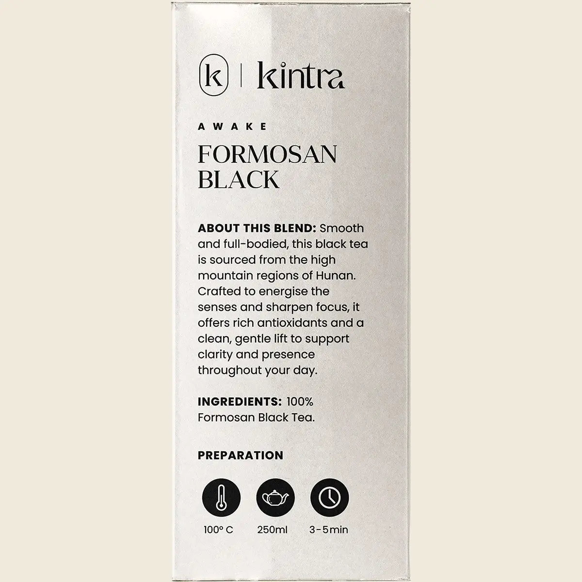 KINTRA FOODS Formosan Black Tea Loose Leaf 250g KINTRA FOODS