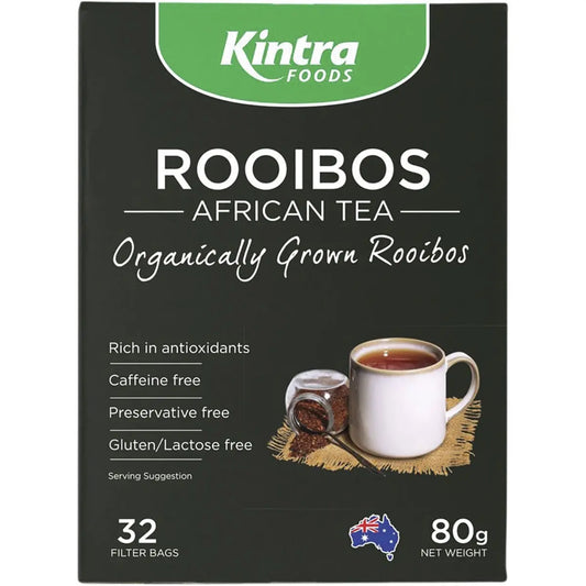 KINTRA FOODS Rooibos African Tea Bags 32 KINTRA FOODS
