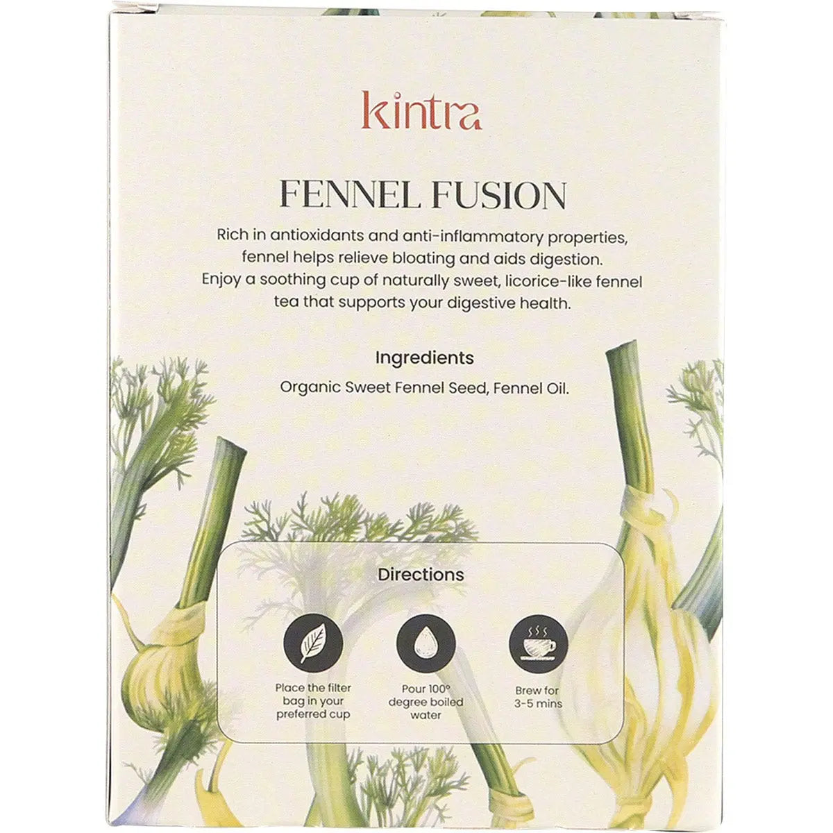 KINTRA FOODS Herbal Tea Bags Fennel Fusion 25 KINTRA FOODS