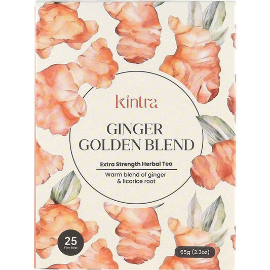 KINTRA FOODS Herbal Tea Bags Ginger Golden Blend 25 KINTRA FOODS