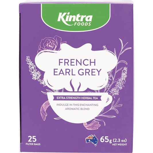 KINTRA FOODS Herbal Tea Bags French Earl Grey 25 KINTRA FOODS