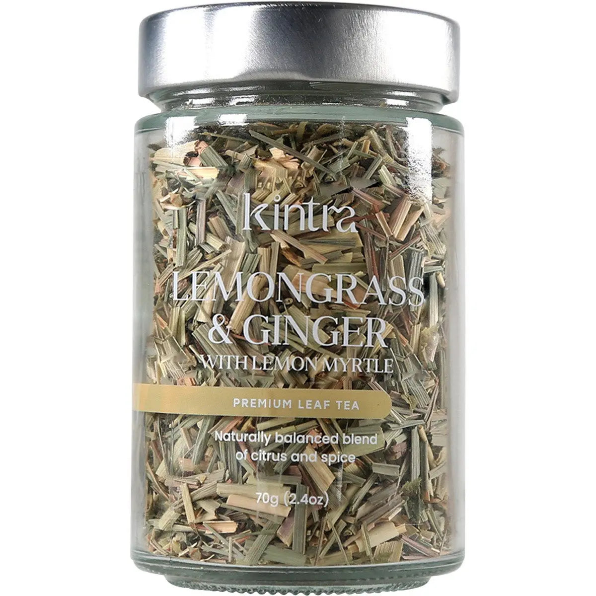 KINTRA FOODS Loose Leaf Tea Lemongrass & Ginger W/Lemon Myrtle 70g KINTRA FOODS