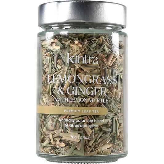 KINTRA FOODS Loose Leaf Tea Lemongrass & Ginger W/Lemon Myrtle 70g KINTRA FOODS