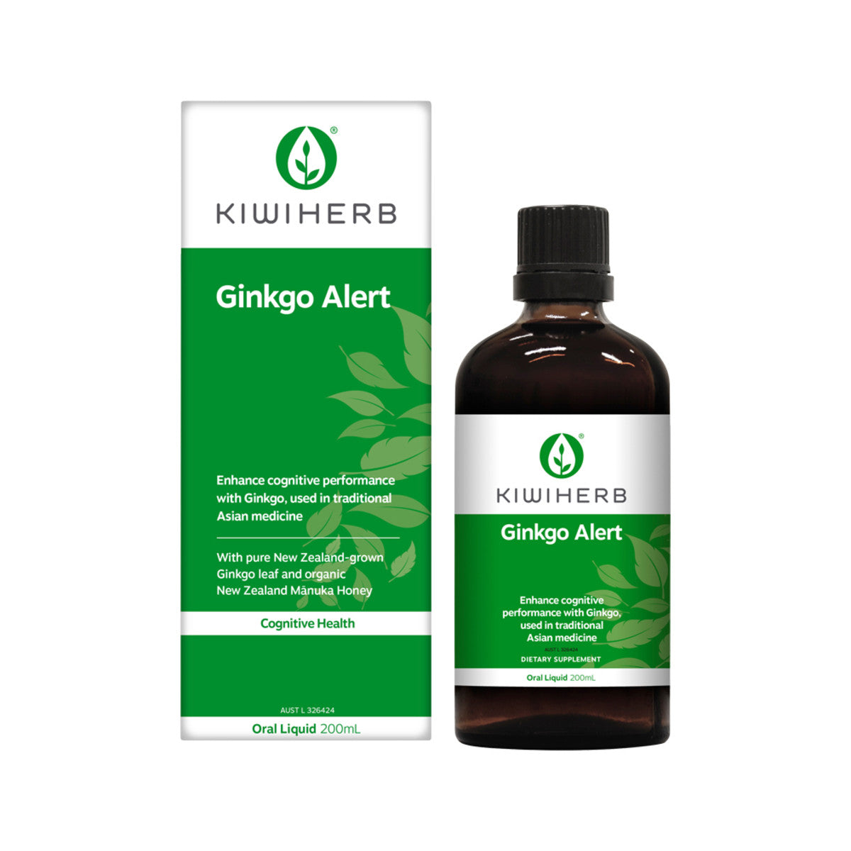 Kiwiherb Ginkgo Alert 200ml - Cutprice Online