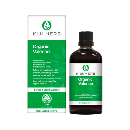 Kiwiherb Organic Valerian Oral Liquid 100ml - Cutprice Online