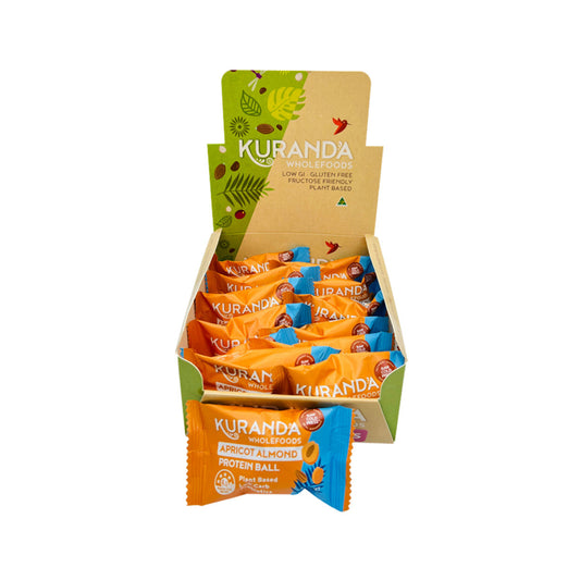 Kuranda Wholefoods Protein Ball Apricot Almond 40g(Pack of 12) - Cutprice Online