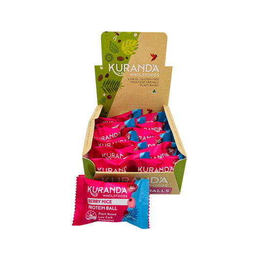 Kuranda Wholefoods Protein Ball Berry Nice 40g(Pack of 12) - Cutprice Online