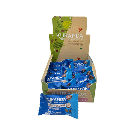 Kuranda Wholefoods Protein Ball Cacao Coconut 40g(Pack of 12) - Cutprice Online
