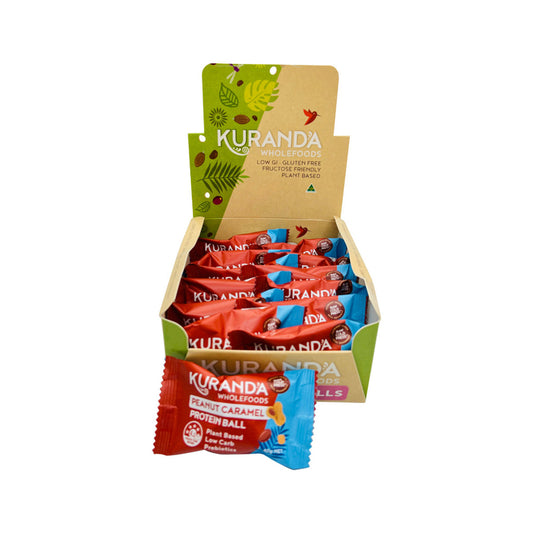Kuranda Wholefoods Protein Ball Peanut Caramel 40g(Pack of 12) - Cutprice Online