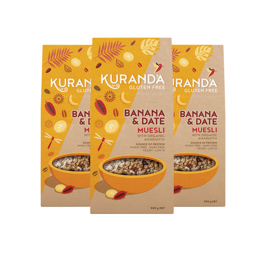 Kuranda Wholefoods Gluten Free Muesli Banana & Date 3kg - Cutprice Online