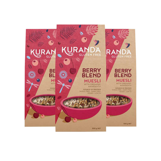 Kuranda Wholefoods Gluten Free Muesli Berry Blend 3kg - Cutprice Online