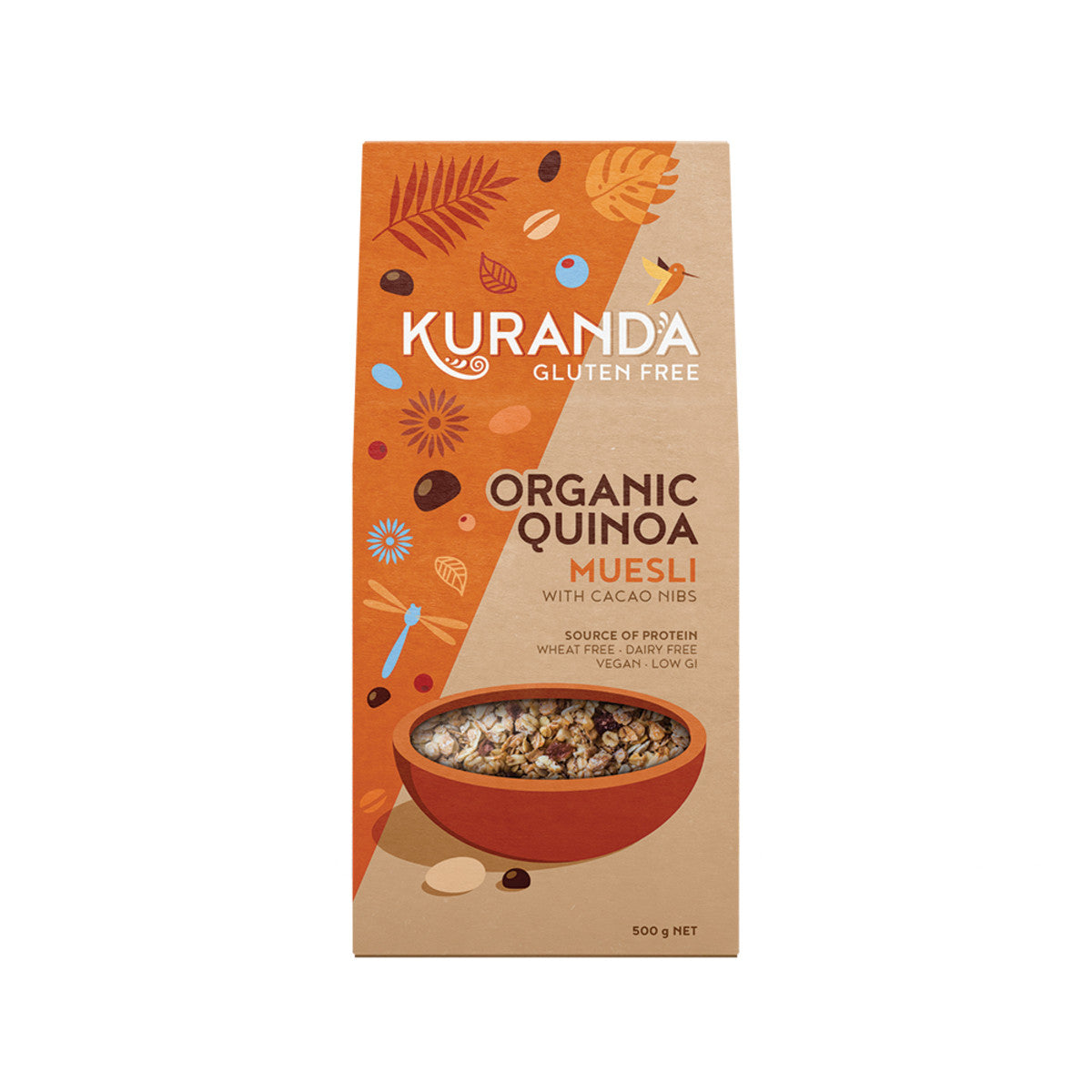 Kuranda Wholefoods Gluten Free Muesli Organic Quinoa 500g - Cutprice Online