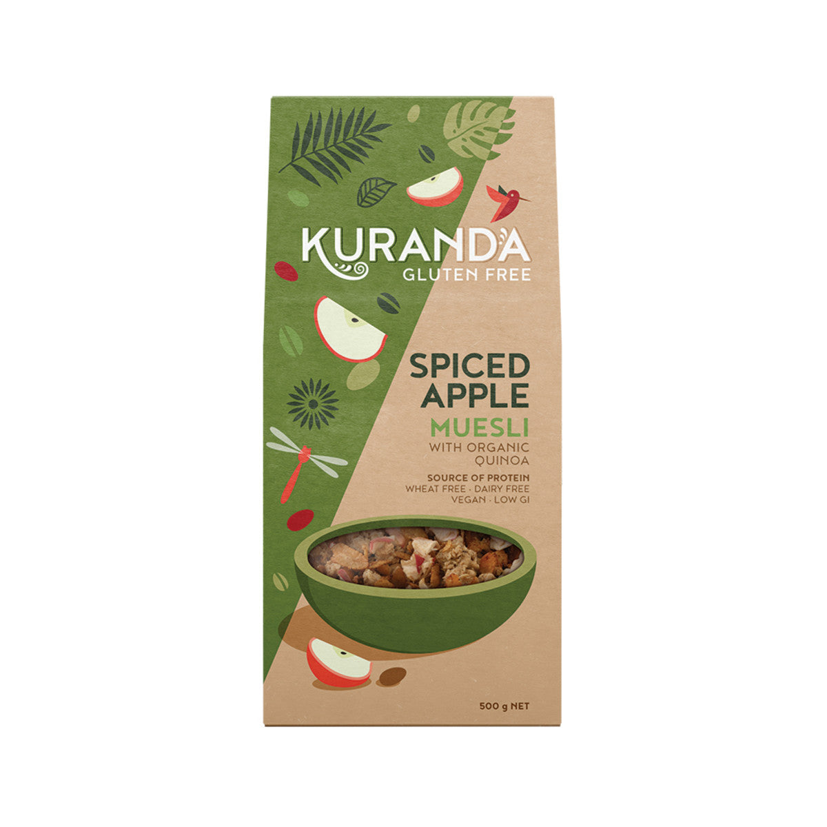 Kuranda Wholefoods Gluten Free Muesli Spiced Apple 500g - Cutprice Online