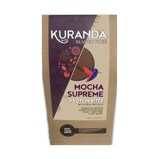 Kuranda Wholefoods Gluten Free Protein Bites Mocha Supreme 20g x 9 Pack - Cutprice Online