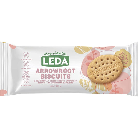 Leda Arrowroot Cookie 205g (Pack of 8) - Cutprice Online