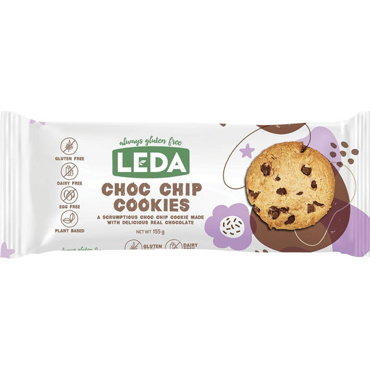 Leda Choc Chip Cookie 155g (Pack of 8) - Cutprice Online