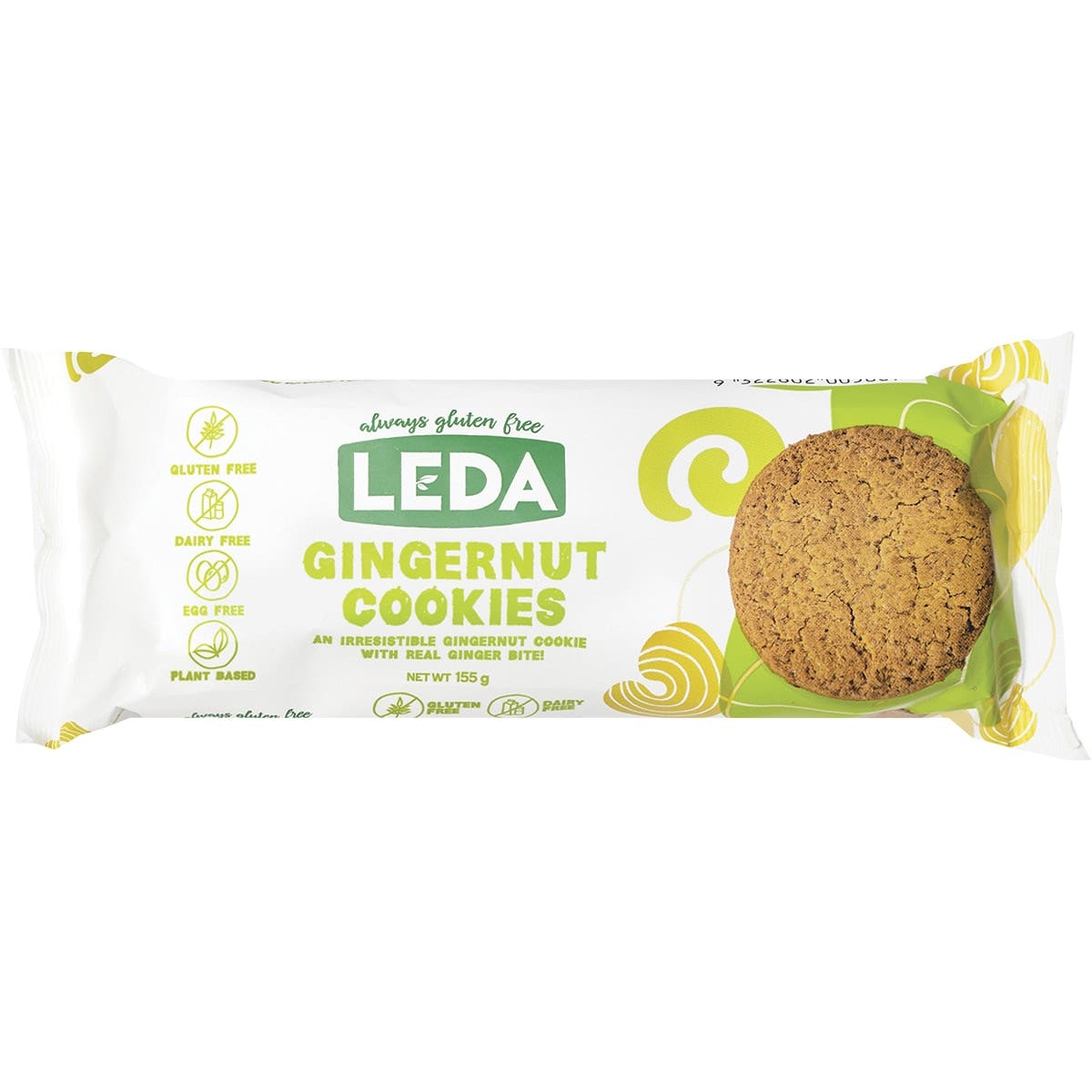 Leda Gingernut Cookie 155g (Pack of 8) - Cutprice Online