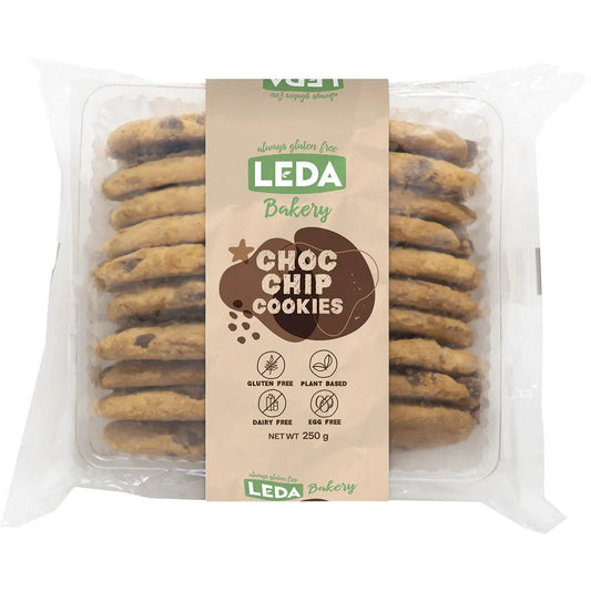 Leda Choc Chip Cookies Bakery Range 6x250g LEDA