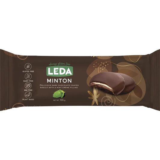 Leda Minton Biscuits 8x155g LEDA