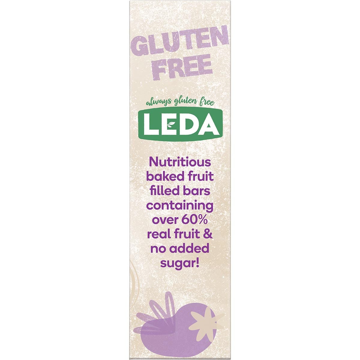 Leda Baked Fruit Filled Bars Triple Berry Multipack 6x190g LEDA
