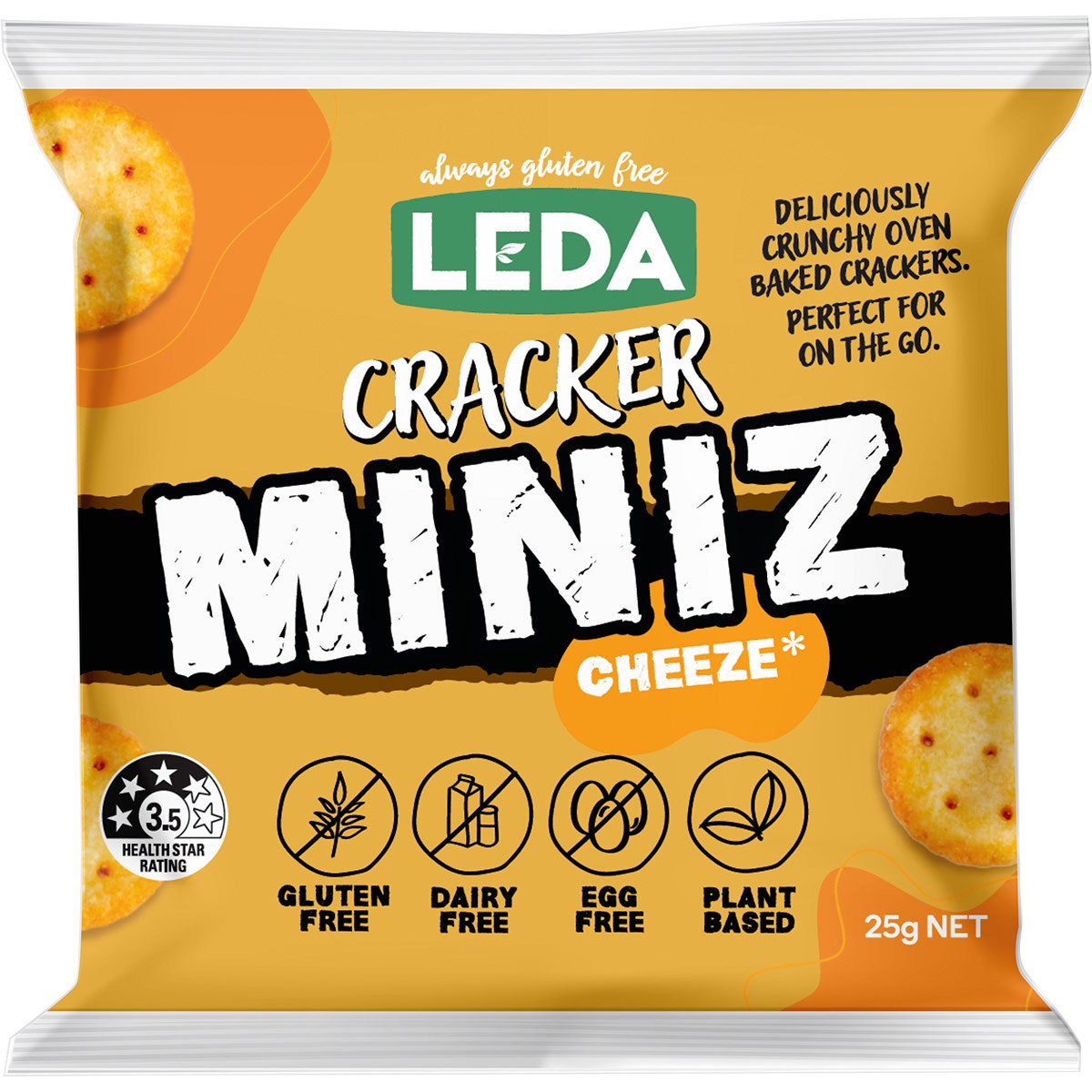 LEDA Cracker Miniz Cheeze Multipack 6x150g - Cutprice Online