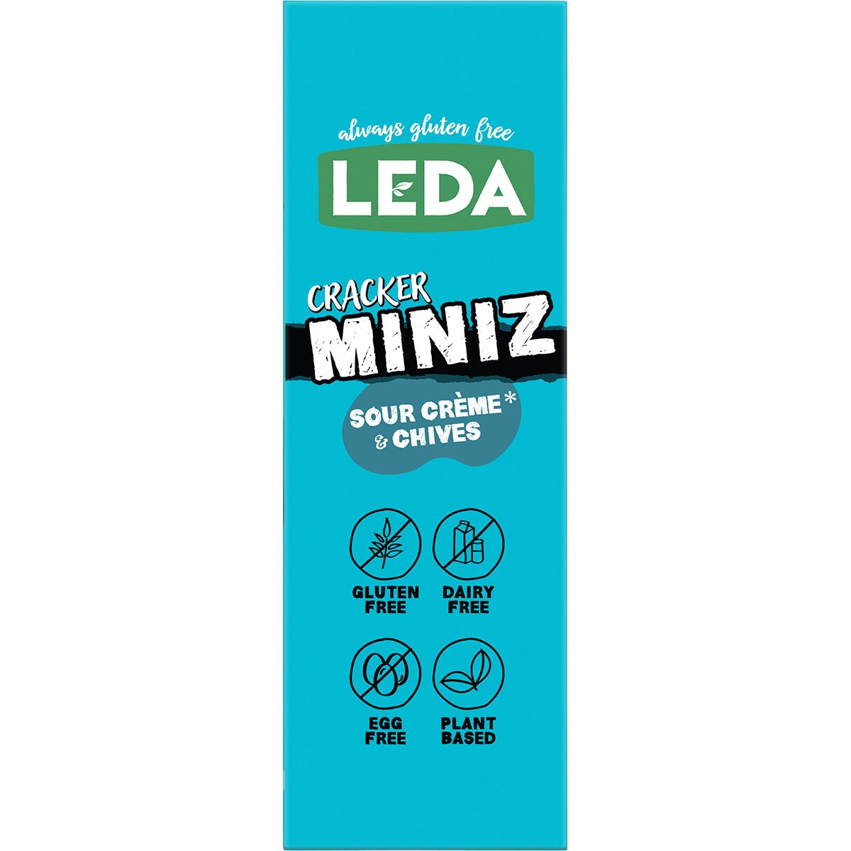 LEDA Cracker Miniz Sour Crème & Chives 6x150g - Cutprice Online