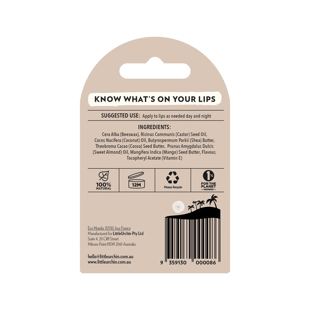 Little Urchin Lip Balm Vanilla Coconut 4g