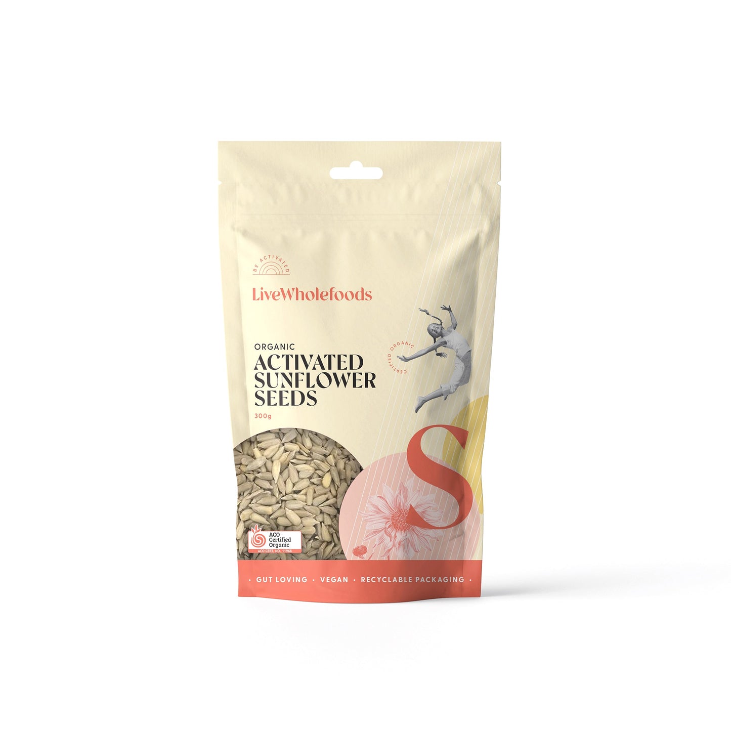 Live Wholefoods Organic Activated Sunflowers 300g