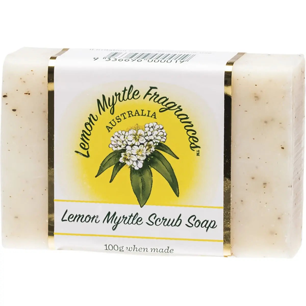 Lemon Myrtle Fragrances Soap Mixed - Plain & Exfoliant 100g LEMON MYRTLE