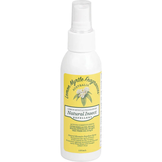 LEMON MYRTLE FRAGRANCES Natural Insect Repellent 125ml LEMON MYRTLE