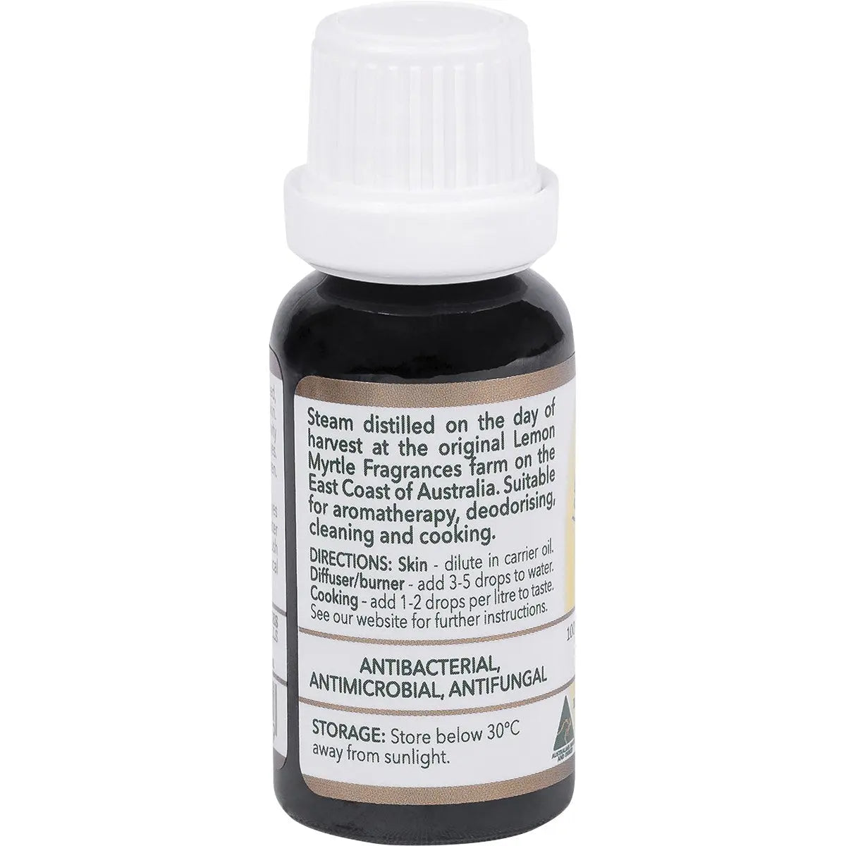 LEMON MYRTLE FRAGRANCES Essential Oil (100%) 20ml LEMON MYRTLE
