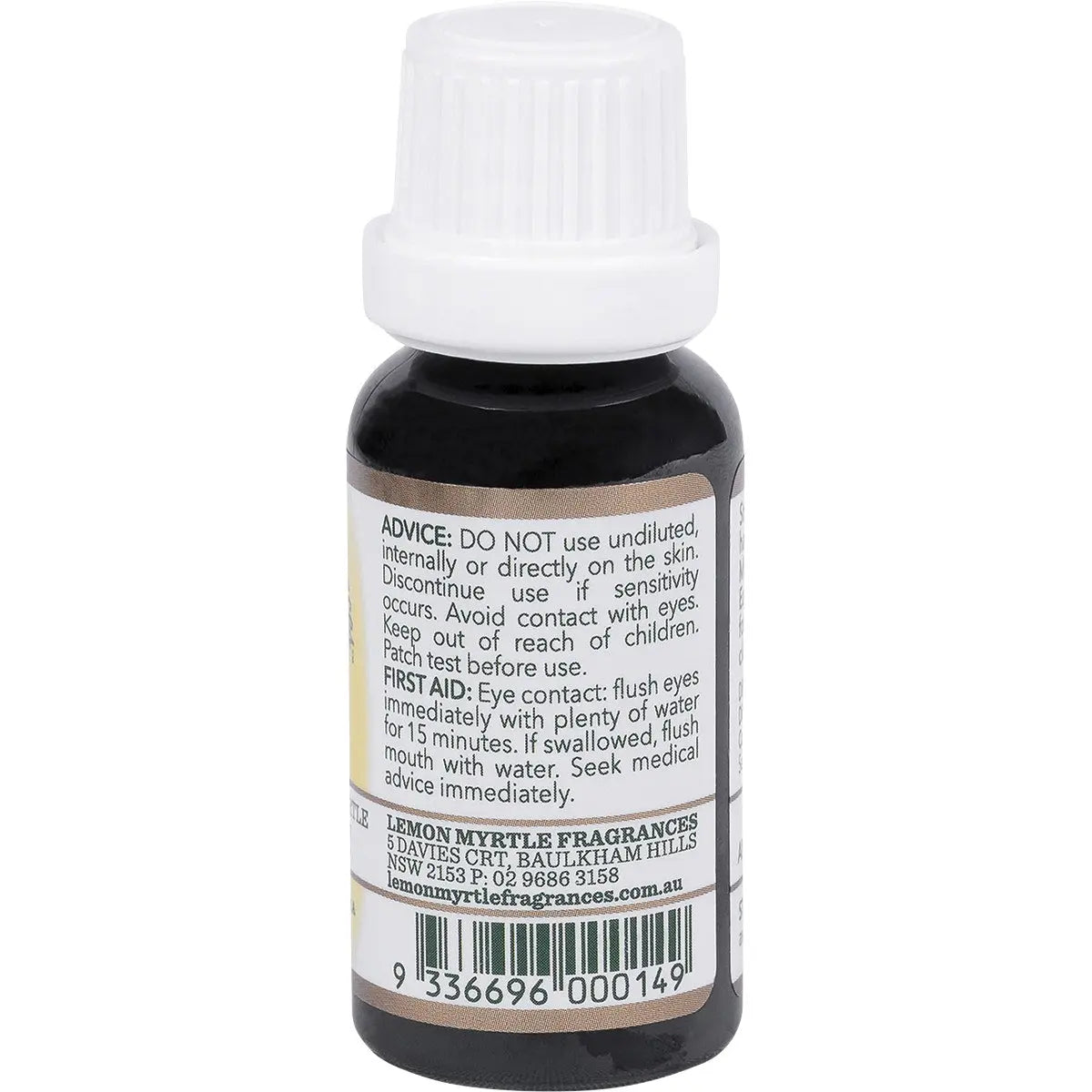 LEMON MYRTLE FRAGRANCES Essential Oil (100%) 20ml LEMON MYRTLE