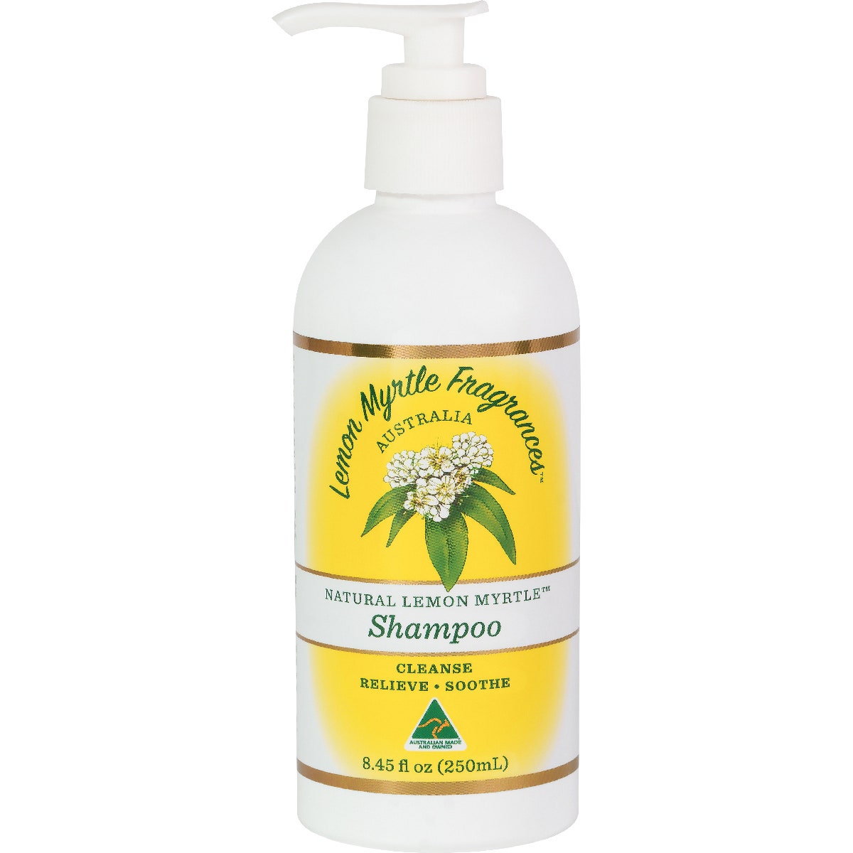 LEMON MYRTLE FRAGRANCES Shampoo 250ml LEMON MYRTLE