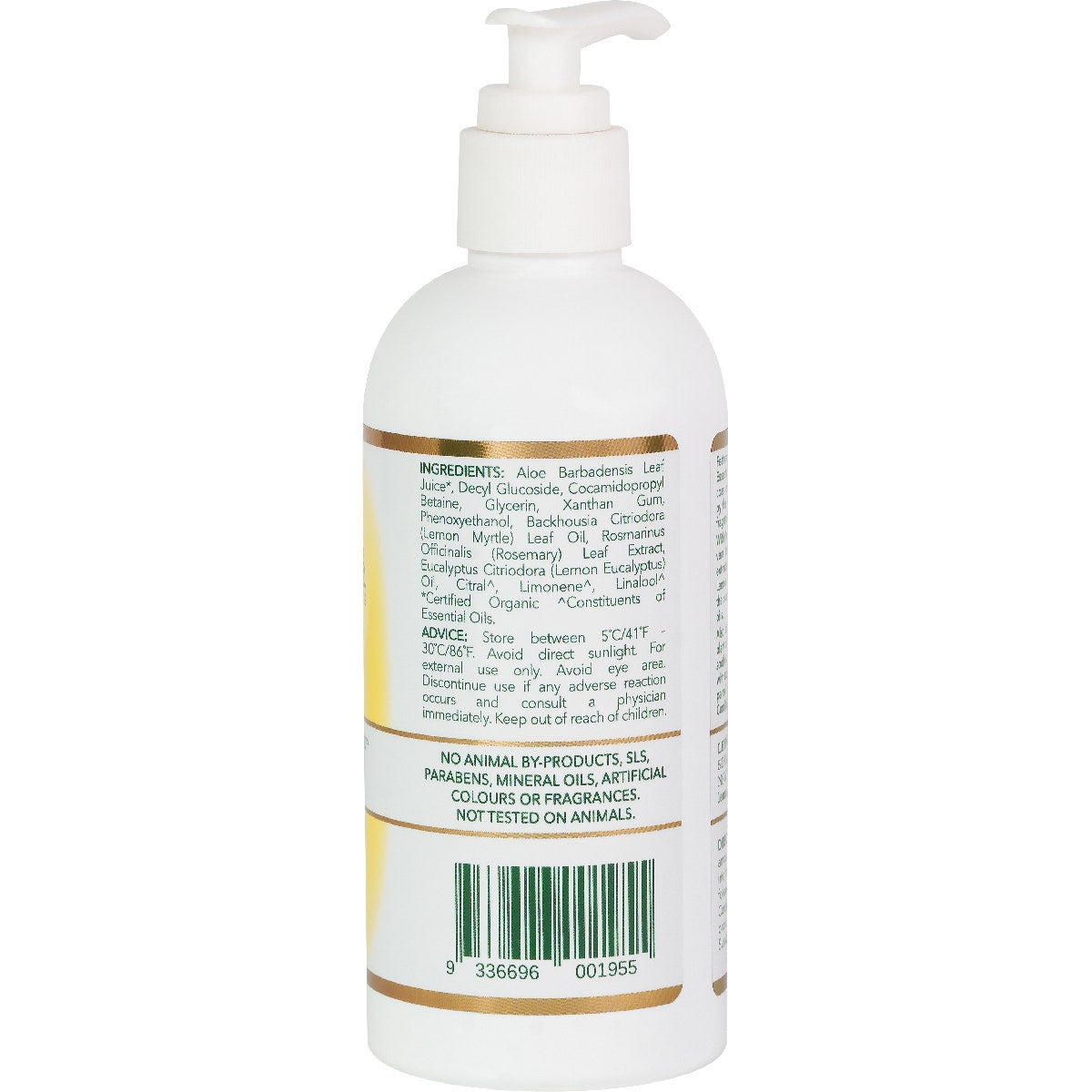 LEMON MYRTLE FRAGRANCES Shampoo 250ml LEMON MYRTLE
