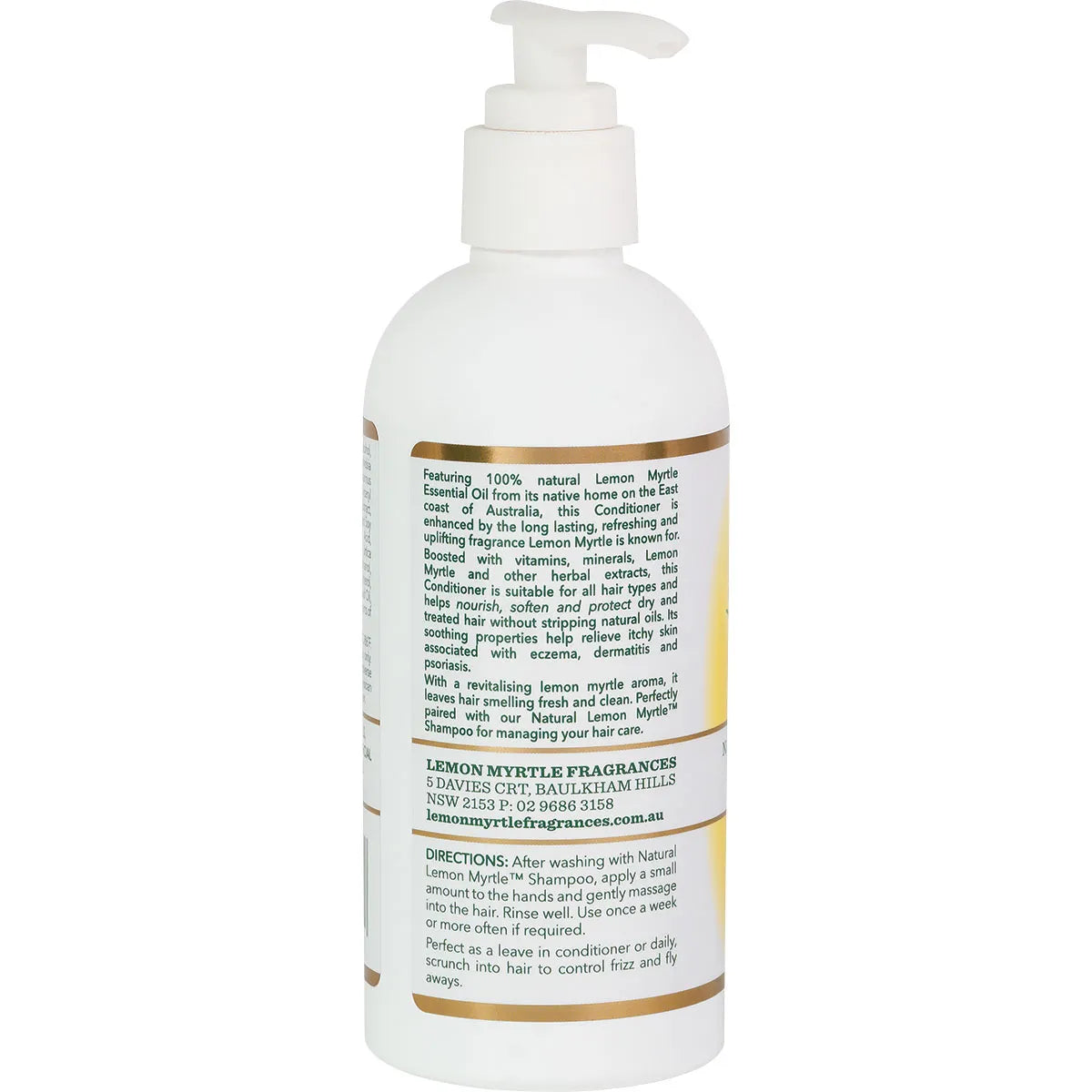 LEMON MYRTLE FRAGRANCES Conditioner 250ml LEMON MYRTLE
