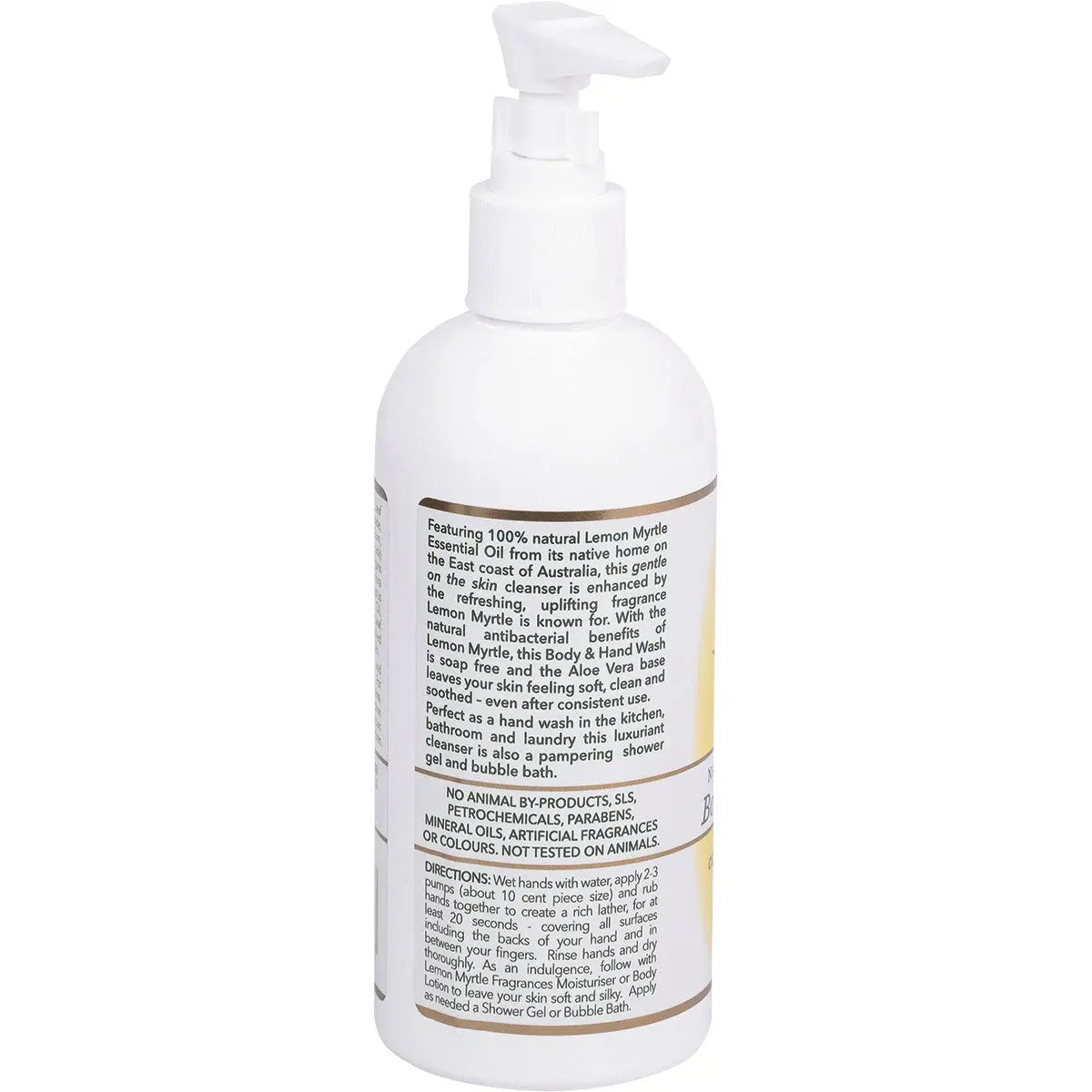 LEMON MYRTLE FRAGRANCES Hand & Body Wash 250ml LEMON MYRTLE