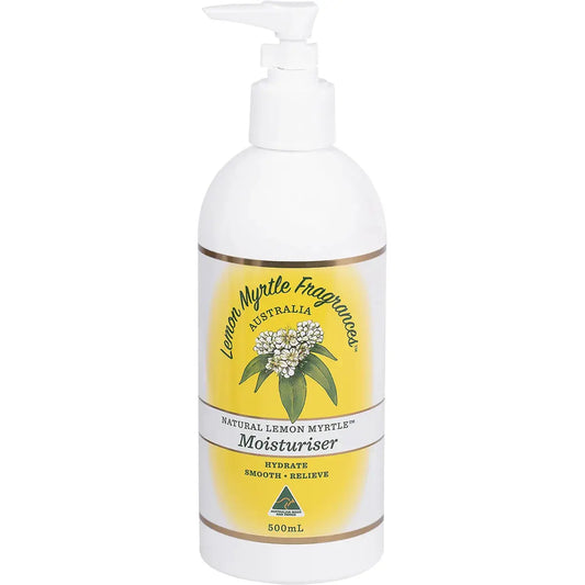 Lemon Myrtle Fragrances Moisturiser 500ml LEMON MYRTLE