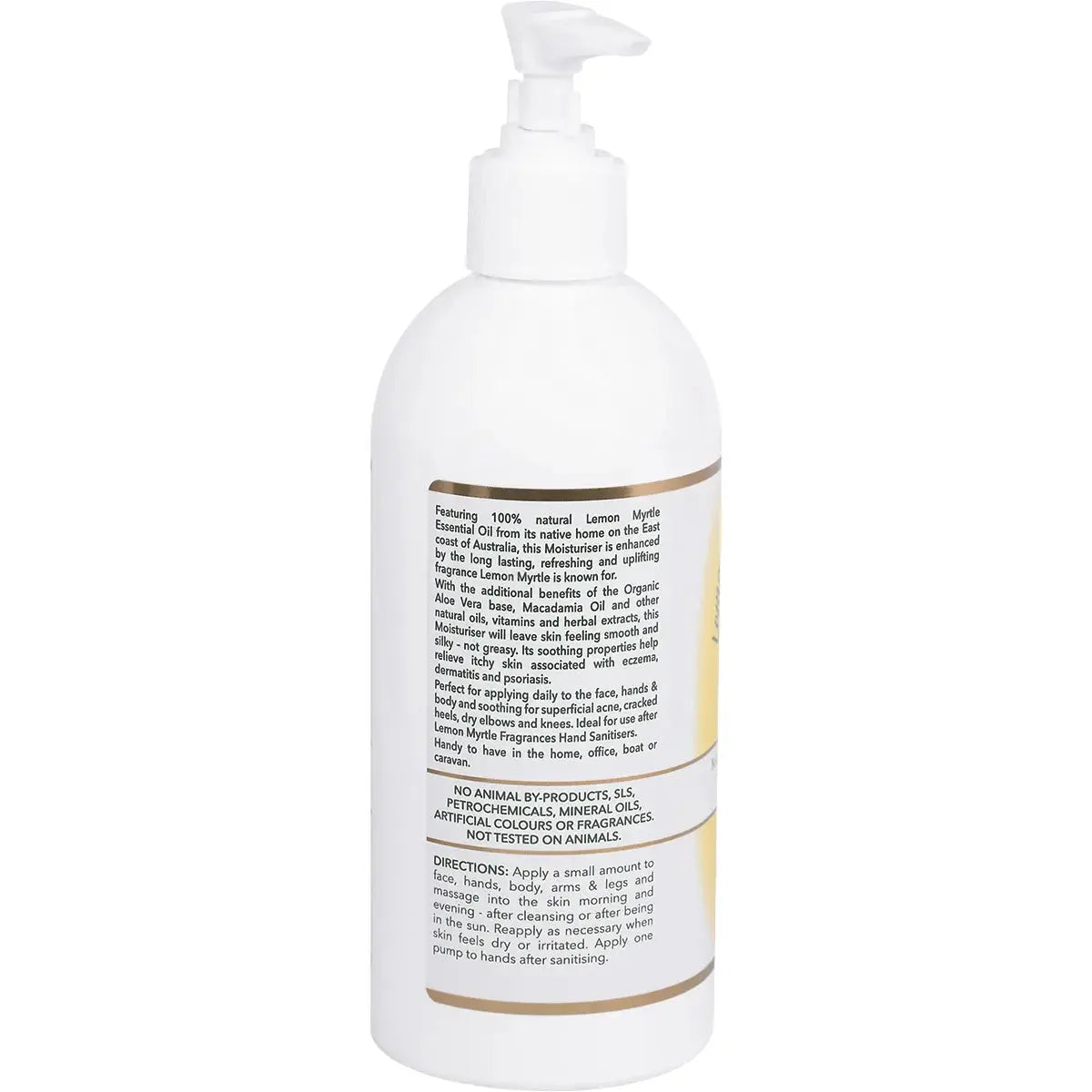 Lemon Myrtle Fragrances Moisturiser 500ml LEMON MYRTLE