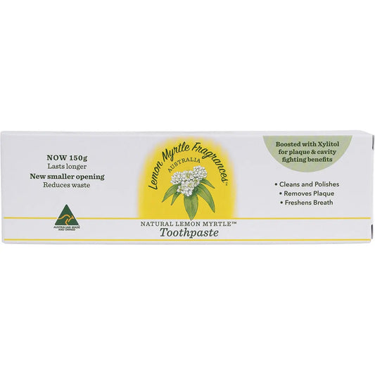 LEMON MYRTLE FRAGRANCES Toothpaste Fluoride Free - 150g LEMON MYRTLE