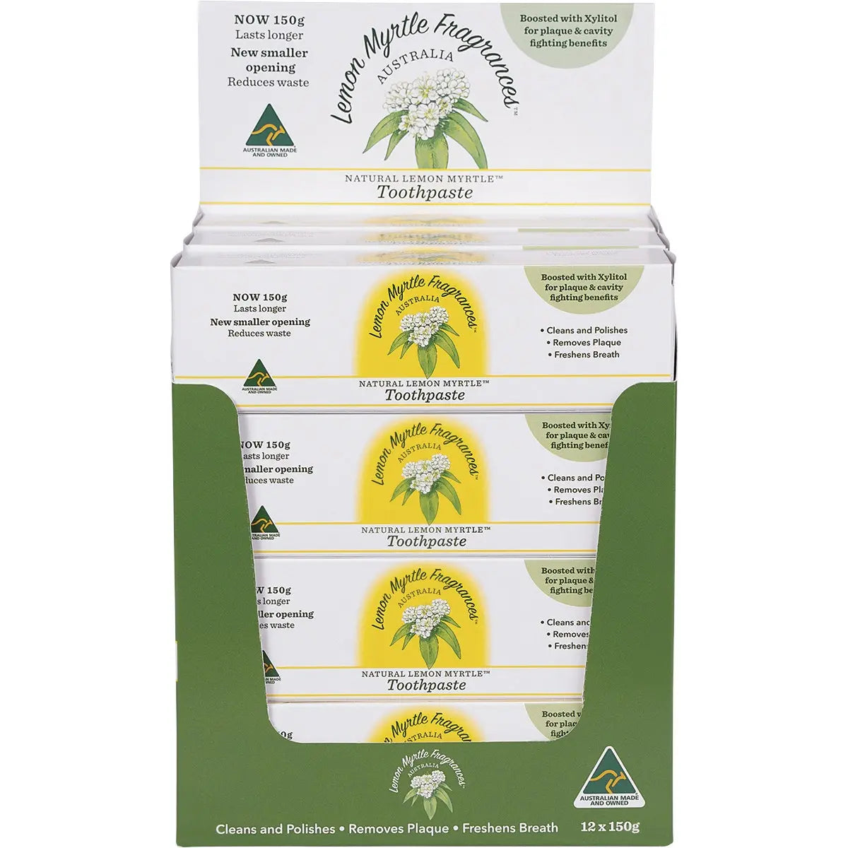 LEMON MYRTLE FRAGRANCES Toothpaste Fluoride Free - 150g LEMON MYRTLE